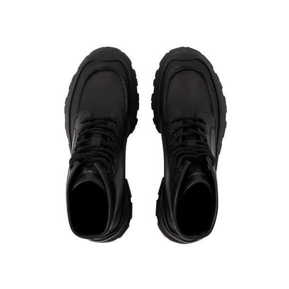 Alexander Mcqueen LaceUp Leather Boots Men black | black Ankle Boots - Picture 4 of 4